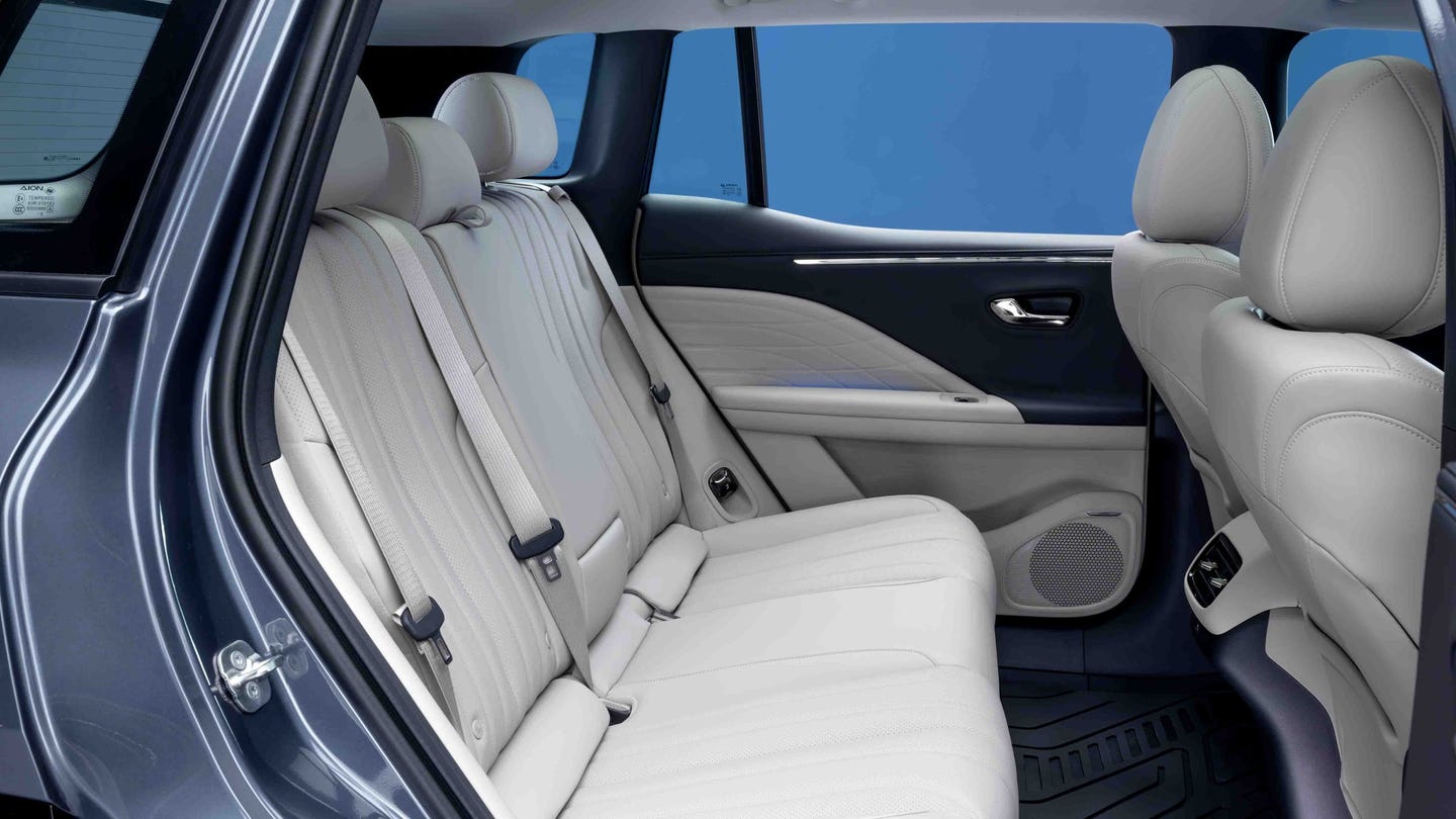 Aion V rear seats