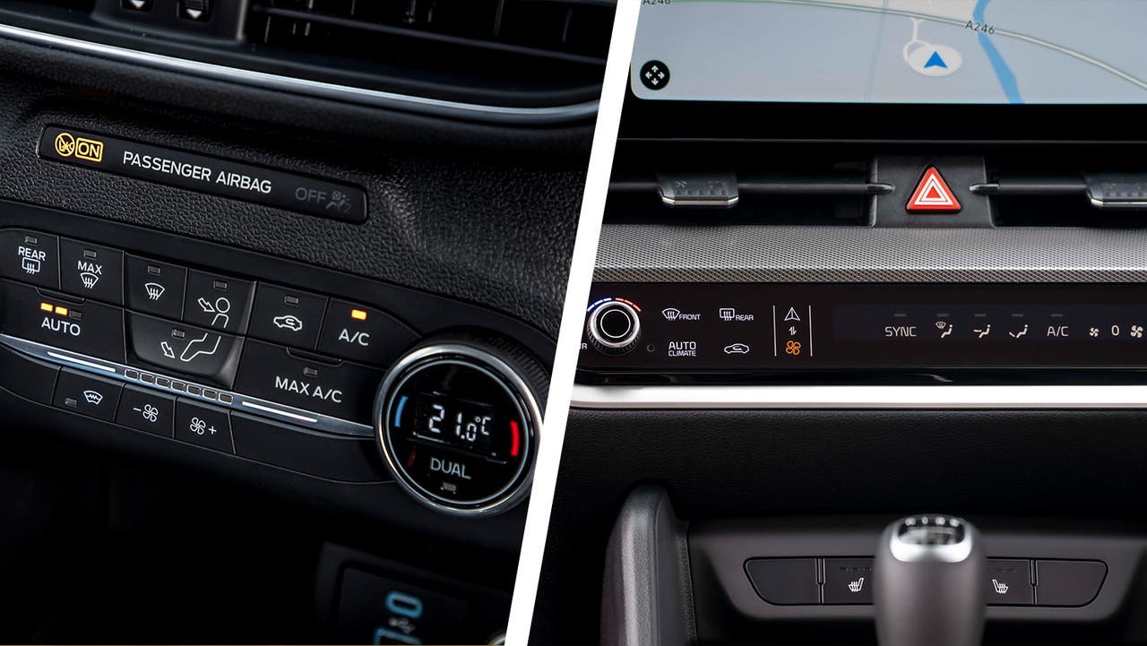 Ford Kuga vs Kia Sportage climate controls