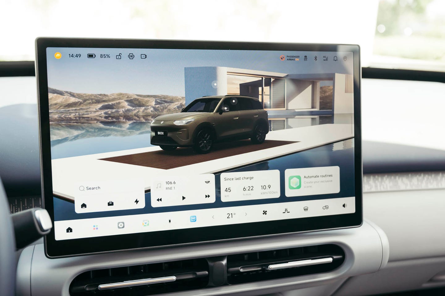 leapmotor b03x infotainment