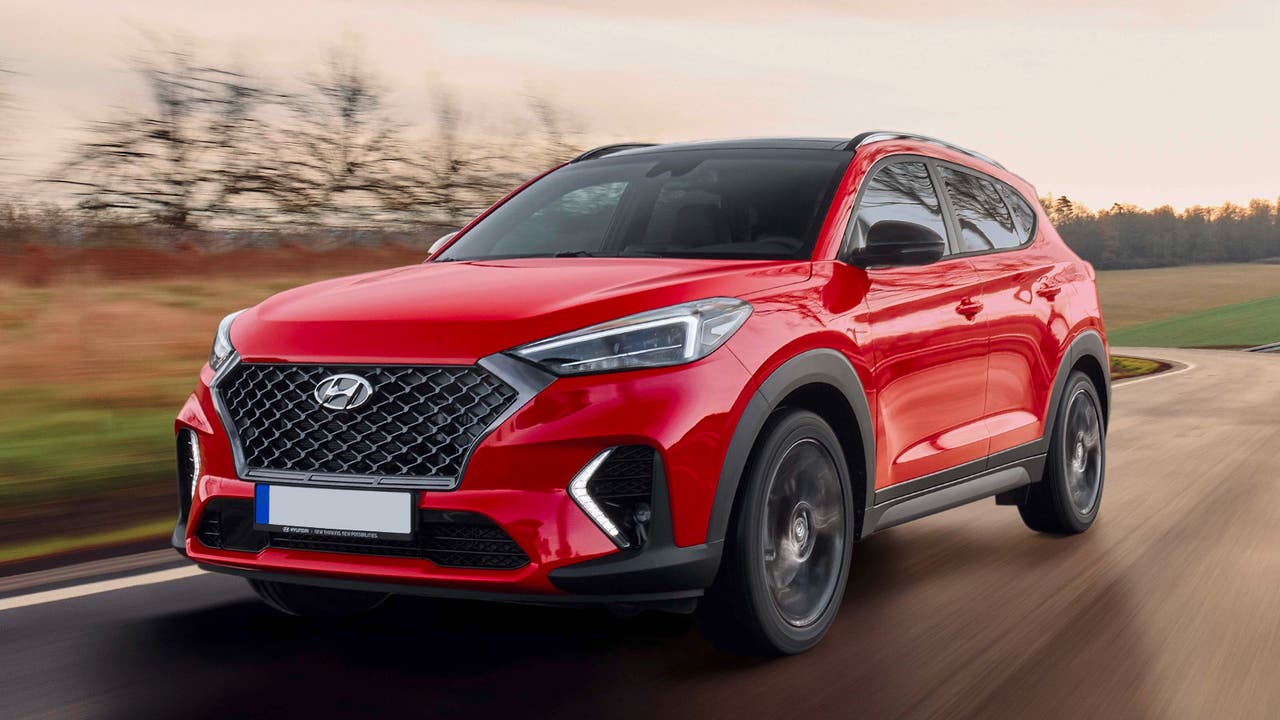 Hyundai Tucson N Line driving