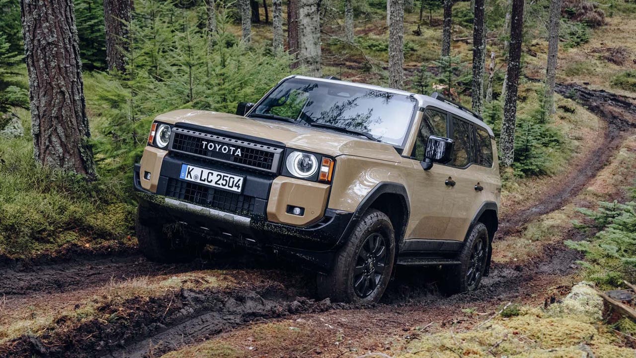 Toyota Land Cruiser in beige