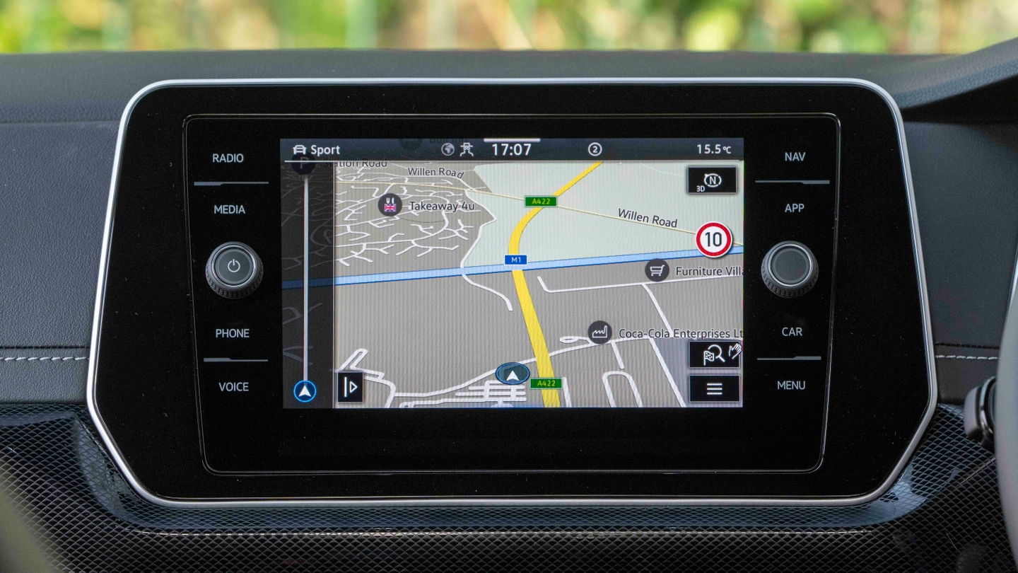 Volkswagen T-Cross touchscreen