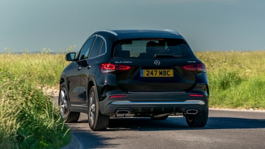 Mercedes GLA review rear three quarter