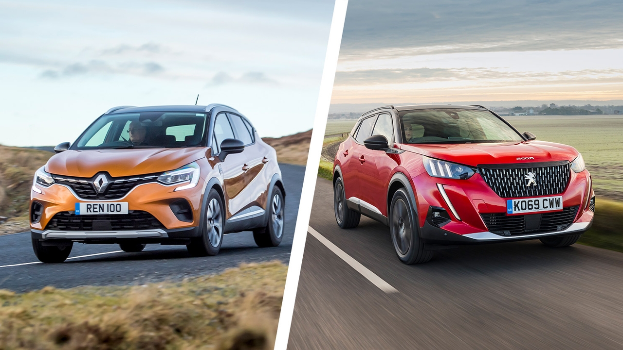 Renault Captur vs Peugeot 2008 front