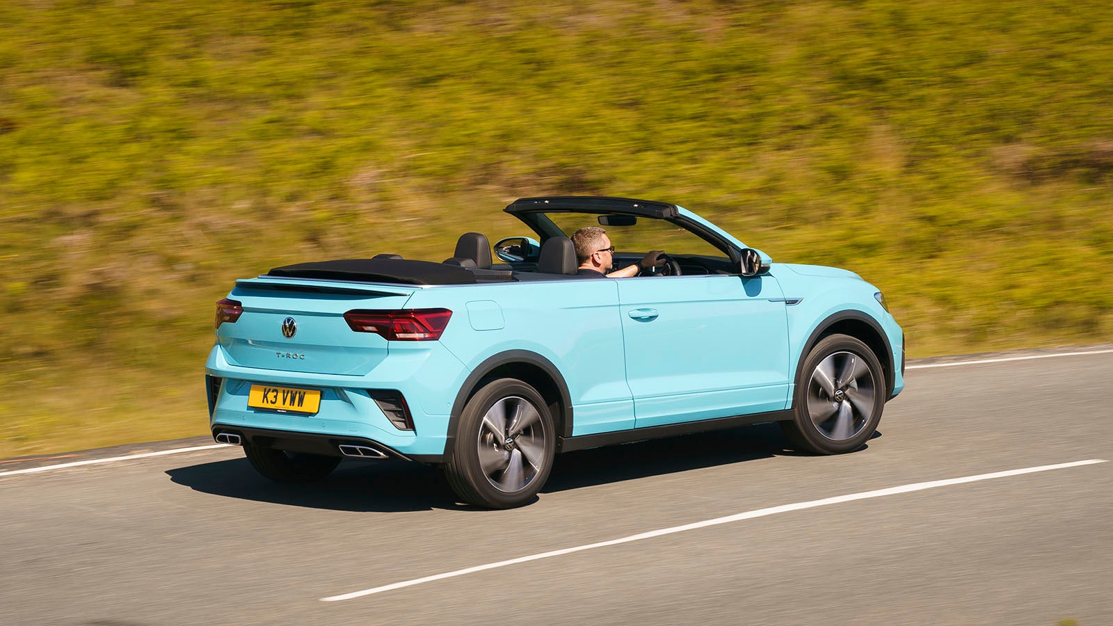 Volkswagen T-Roc Cabriolet review rear three quarter