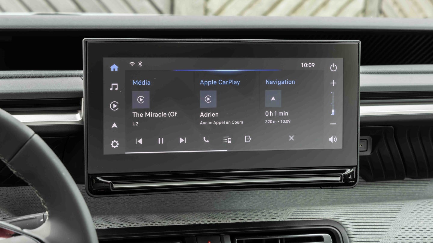 New Citroen C3 touchscreen