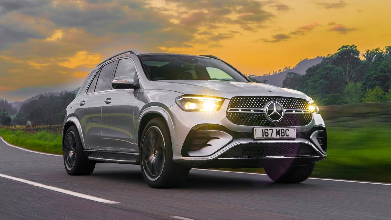 Mercedes GLE in silver