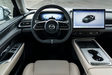 Mazda 6e steering wheel