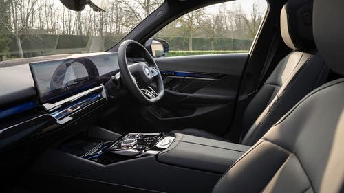 BMW 5 Series review side interior