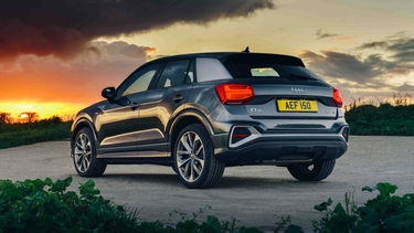 Audi Q2 rear, sunset