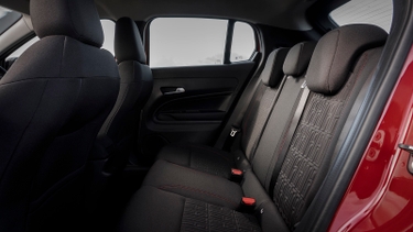 Fiat 600e rear seats