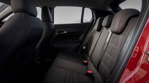 Fiat 600e rear seats