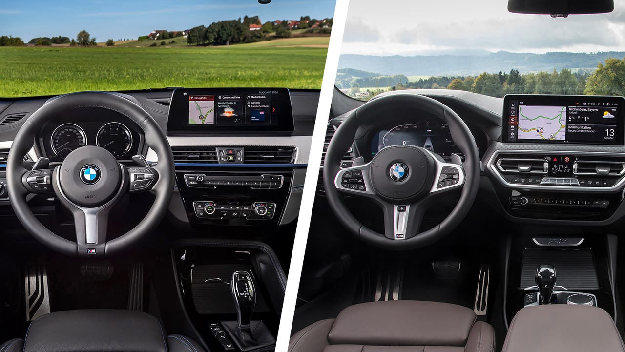 BMW X1 vs BMW X3 – interior