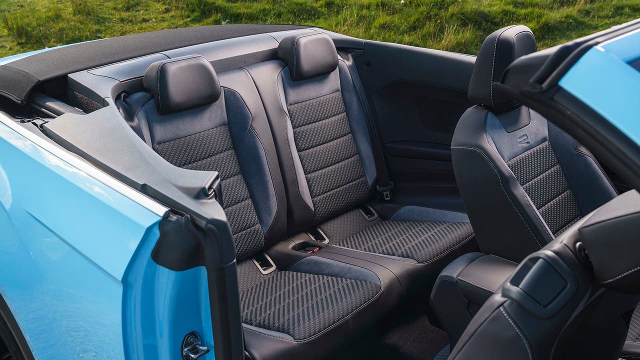 Volkswagen T-Roc Cabriolet review rear seats