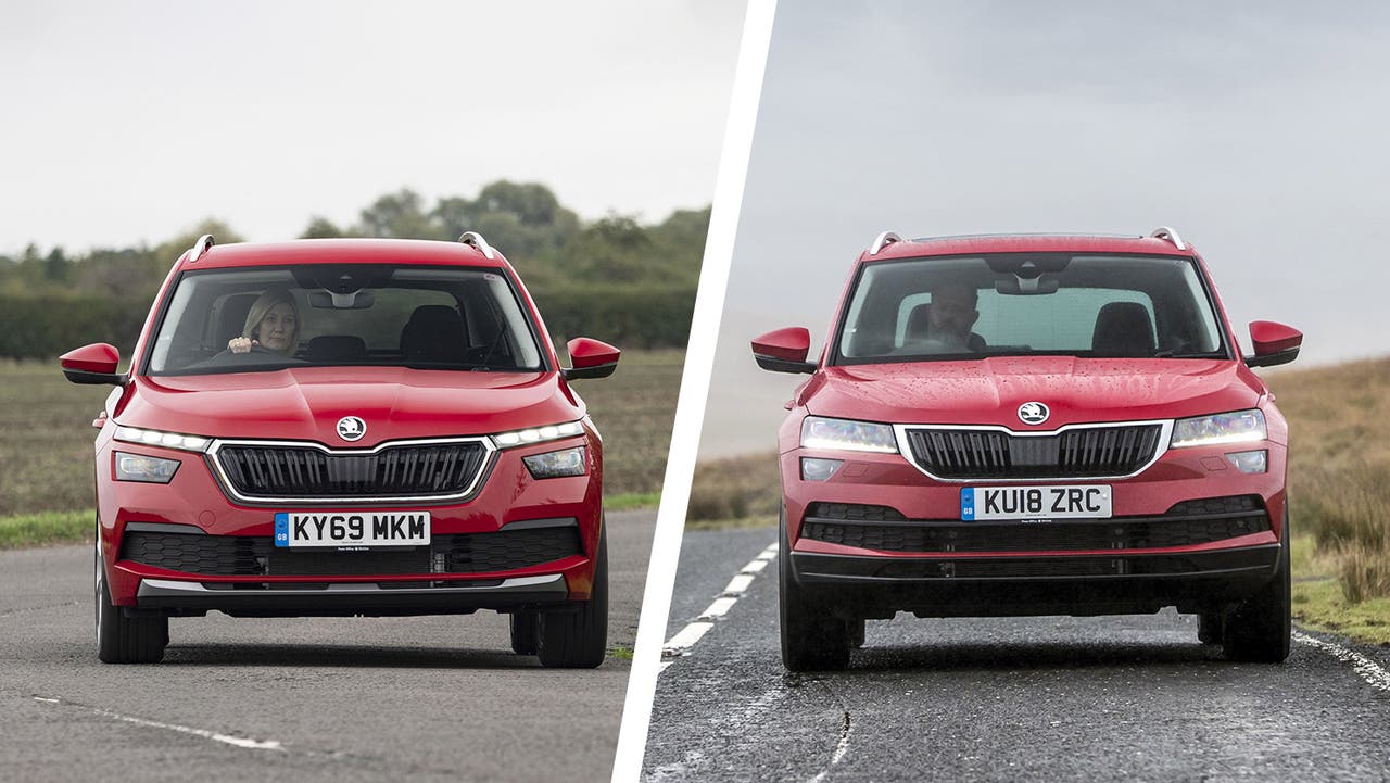 Skoda Kamiq vs Skoda Karoq – front