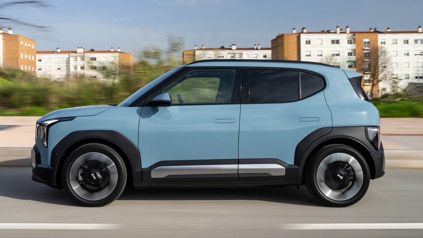 Kia EV2 driving side view