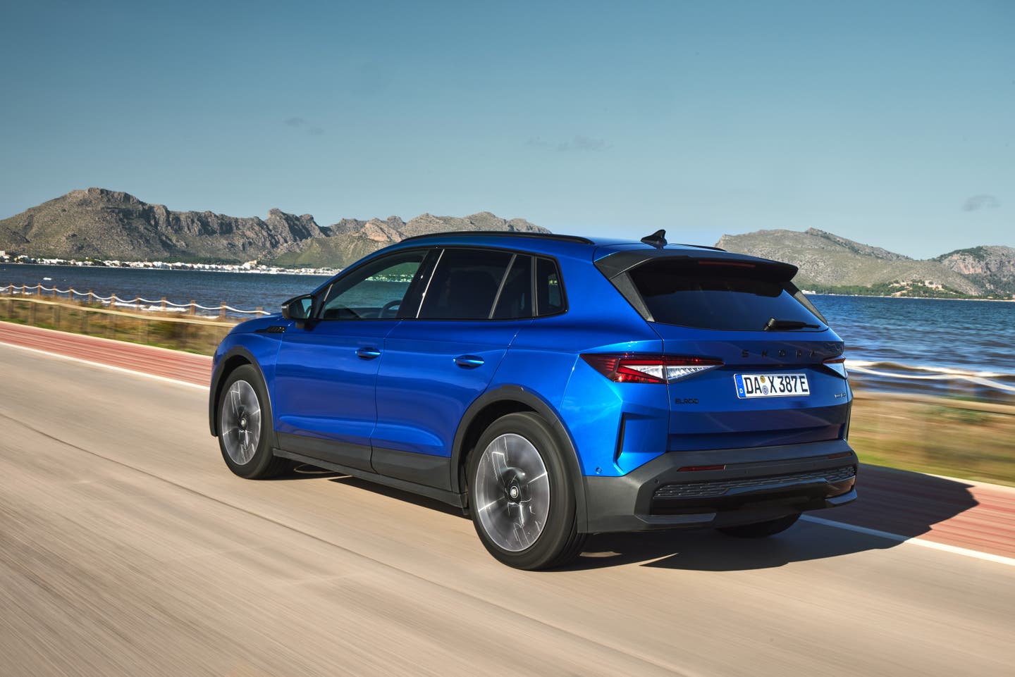 skoda elroq rear driving