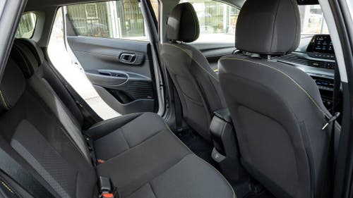 Hyundai i20 rear seats