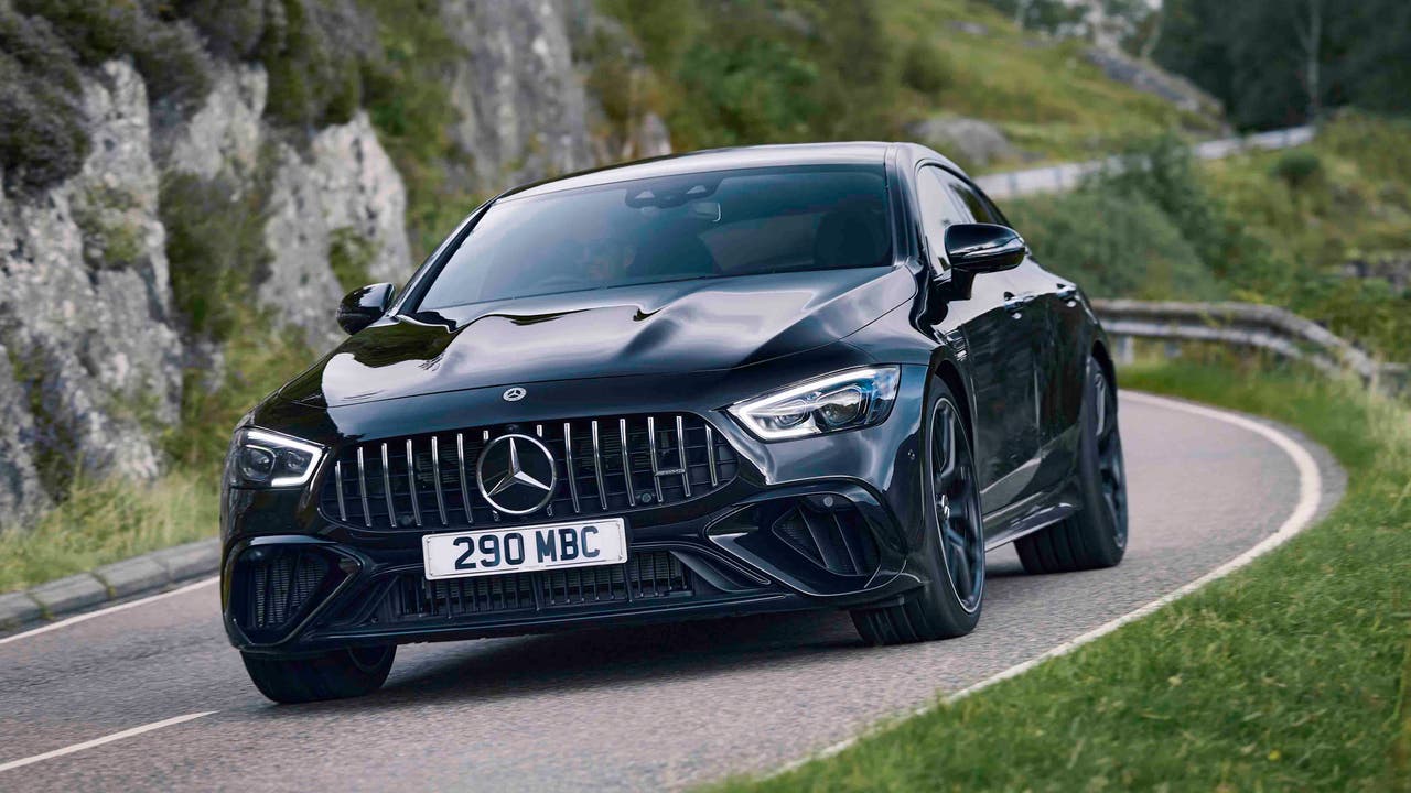 Mercedes-AMG GT 4-door driving