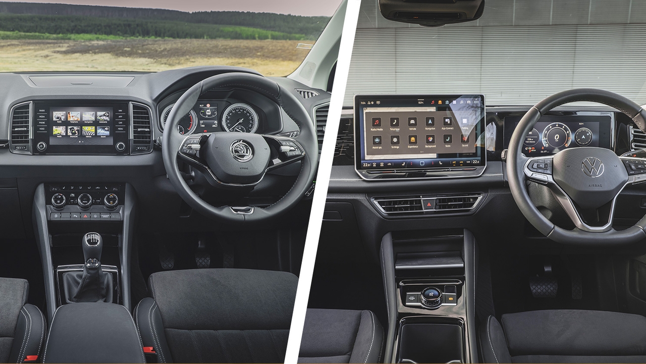 Skoda Karoq vs VW Tiguan interior