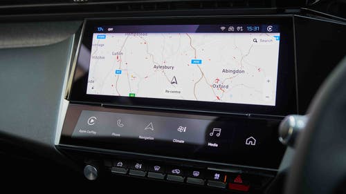 Peugeot 308 touchscreen