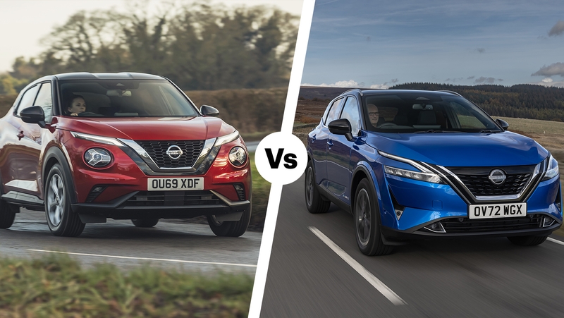 Nissan Juke vs Qashqai header