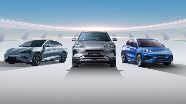 BYD SUV and car model range explained