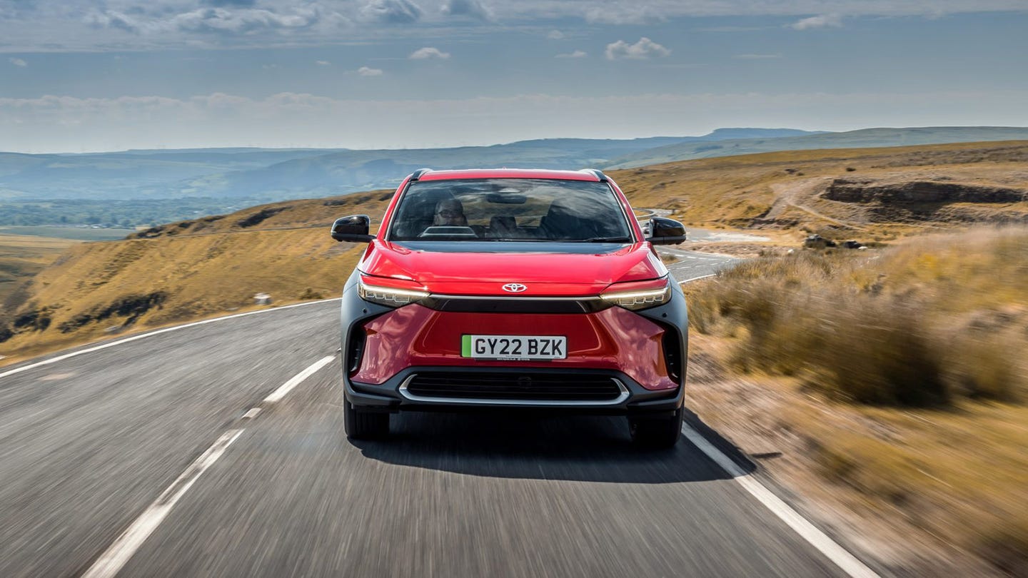 Toyota bZ4X review front