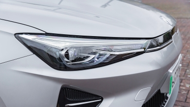 MG5 EV review – headlight detail