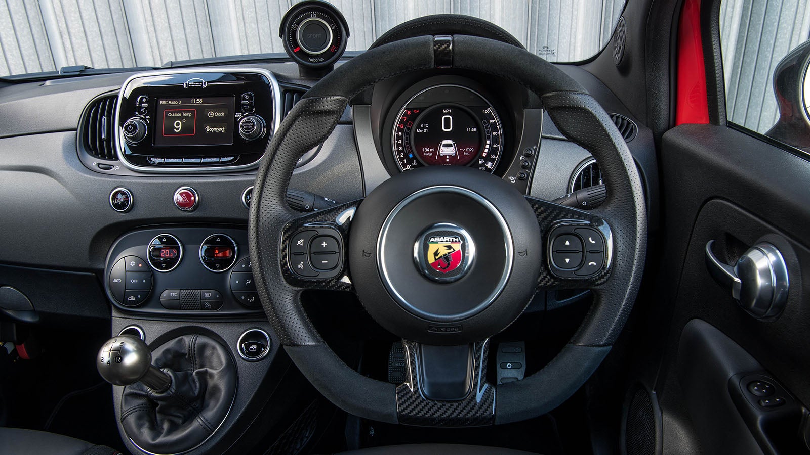 Abarth 595 review interior