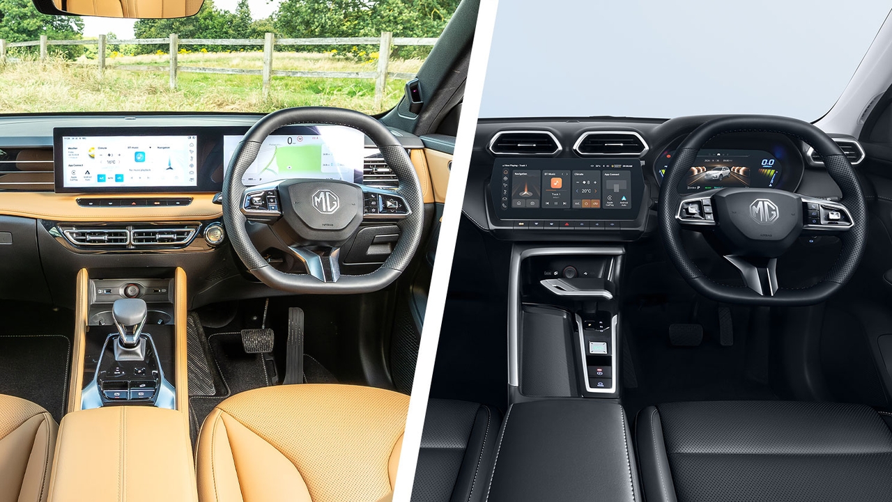 MG HS vs ZS interior