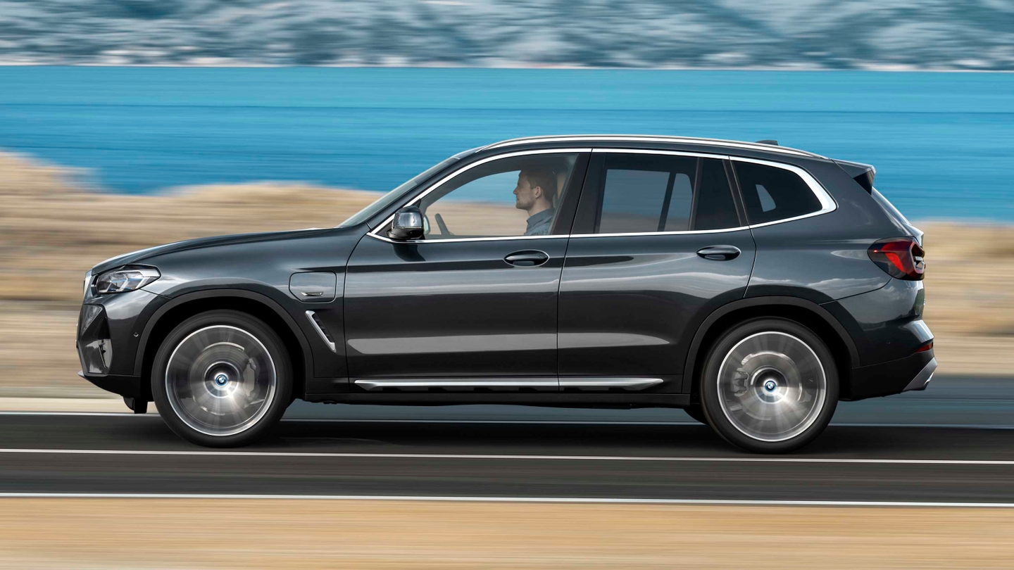 BMW X3 driving side view