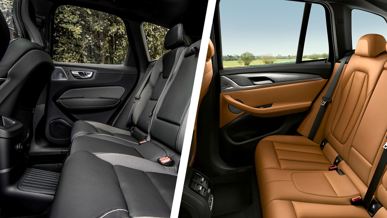 Volvo XC60 vs BMW X3 rear seats