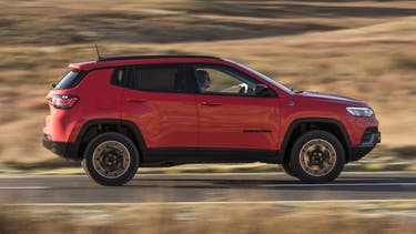 Jeep Compass Trailhawk driving side view