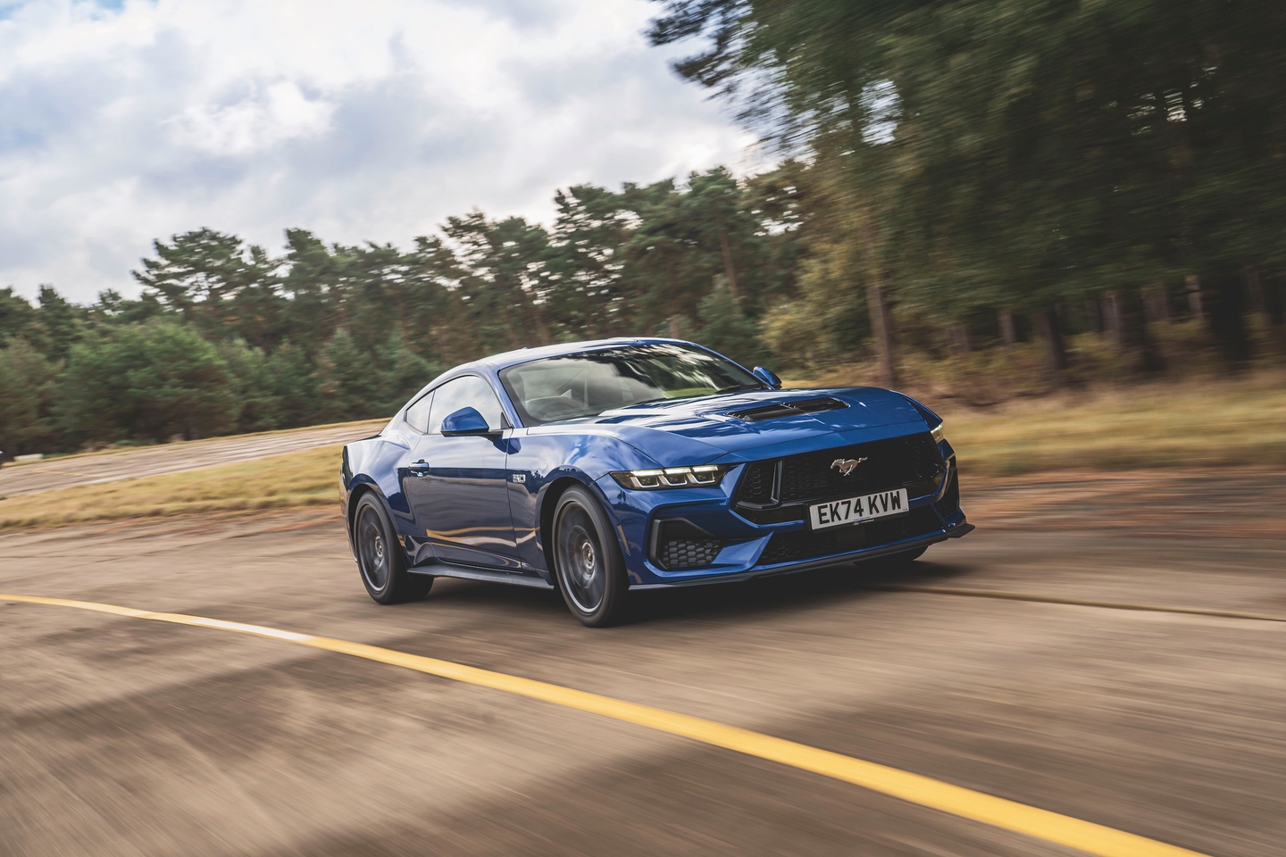 2025 Ford Mustang GT front driving