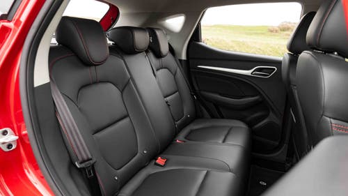 MG ZS rear seats