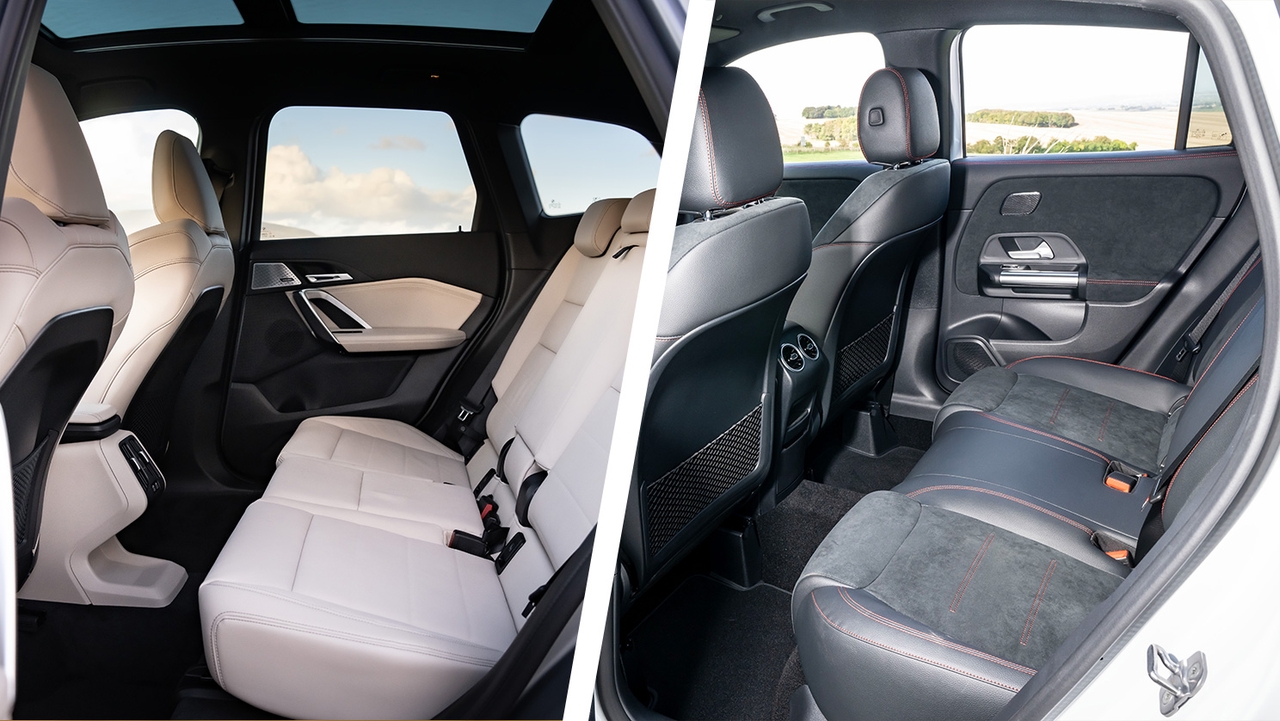 BMW X1 vs Mercedes GLA rear seats