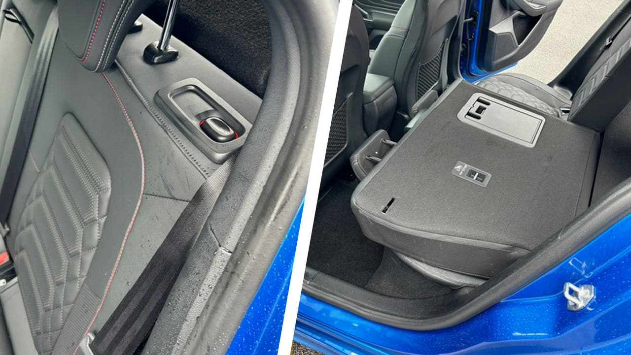 Ford Focus rear seat release