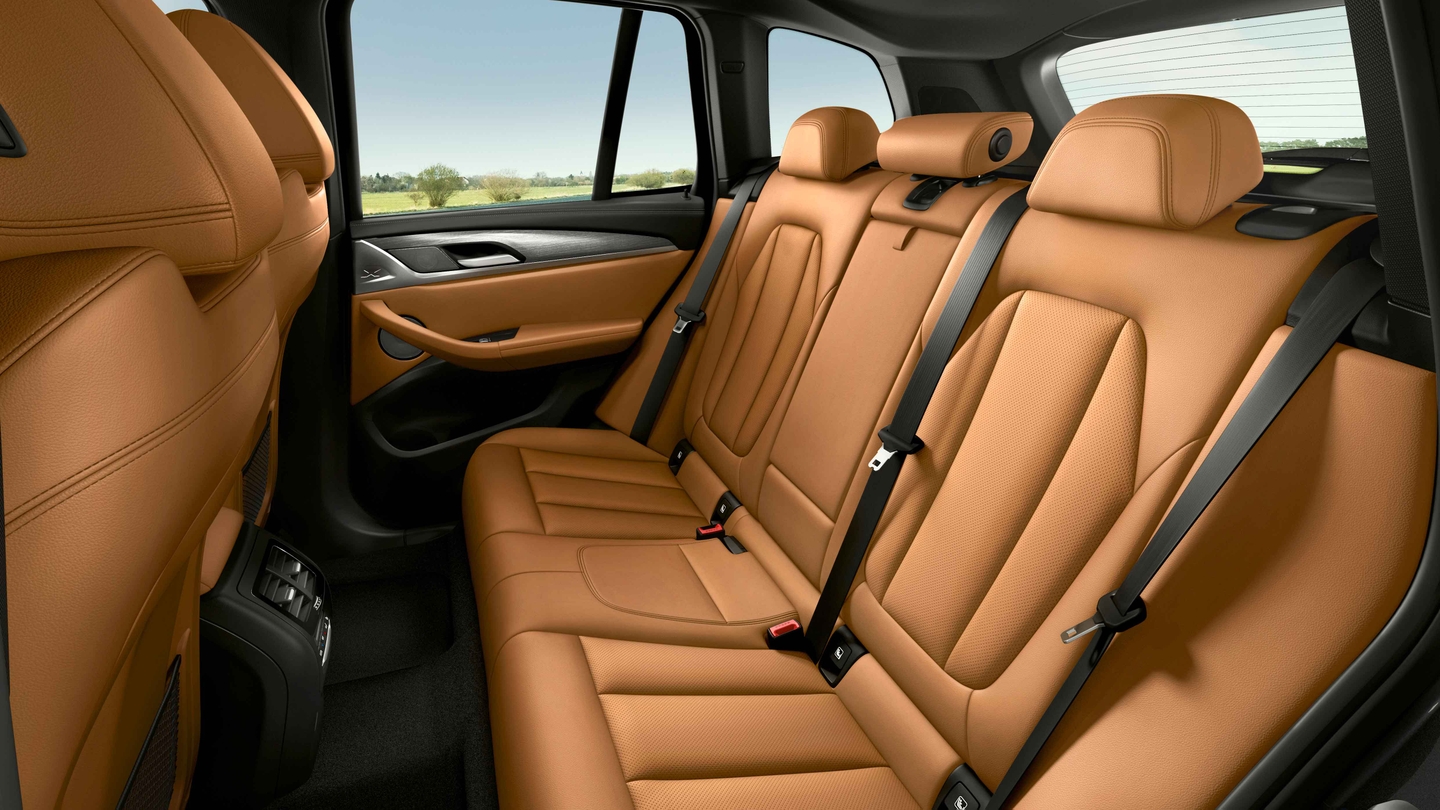 BMW X3 rear seats