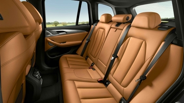 BMW X3 rear seats