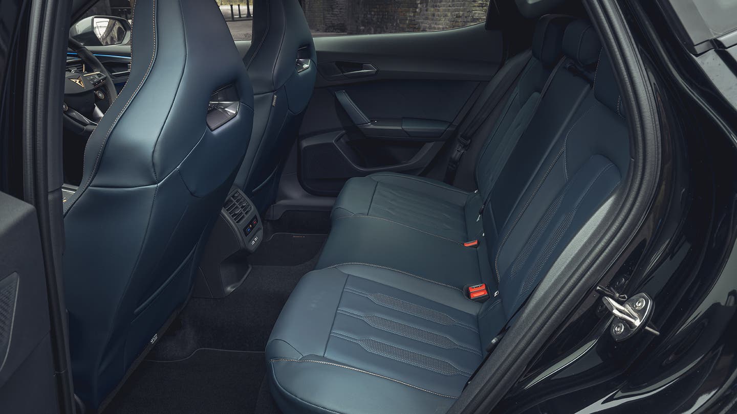 Cupra Formentor review image rear seats