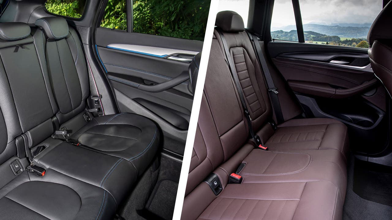 BMW X1 vs BMW X3 – back seats