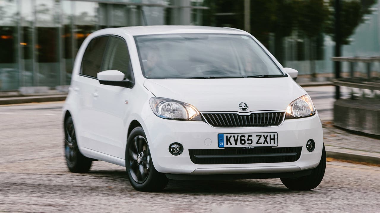 Skoda Citigo in white