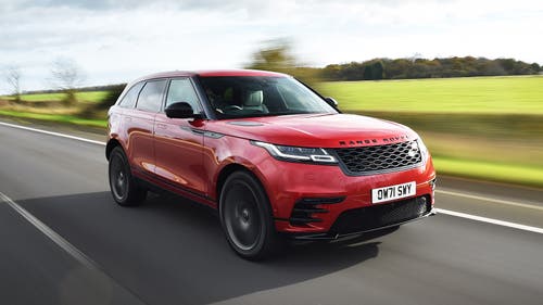 Range Rover Velar front three quarters