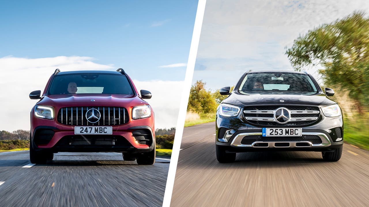 Mercedes GLB vs Mercedes GLC front