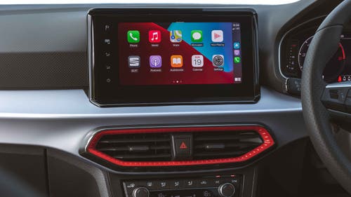 SEAT Ibiza Apple CarPlay screen