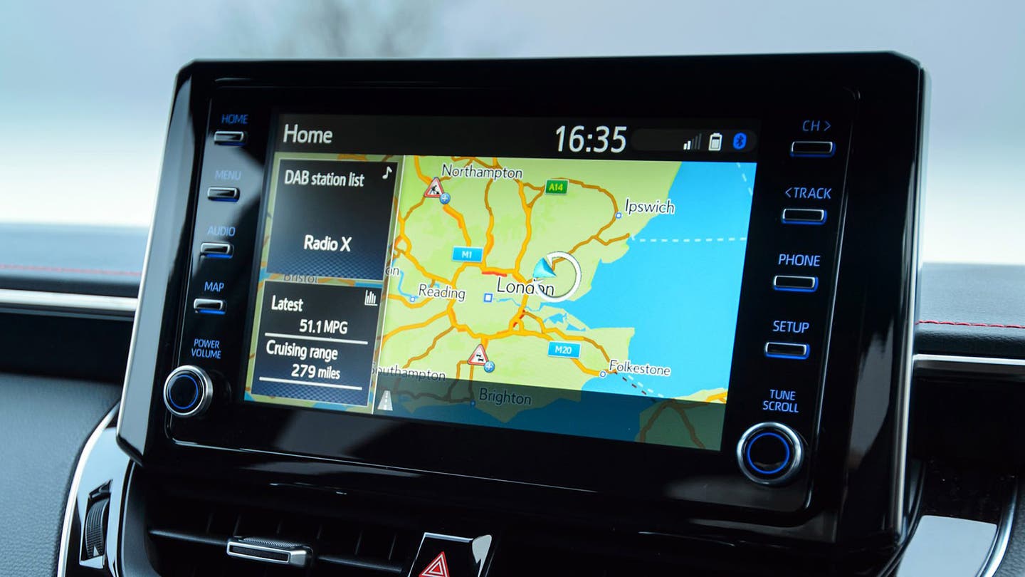 Toyota Corolla review infotainment system