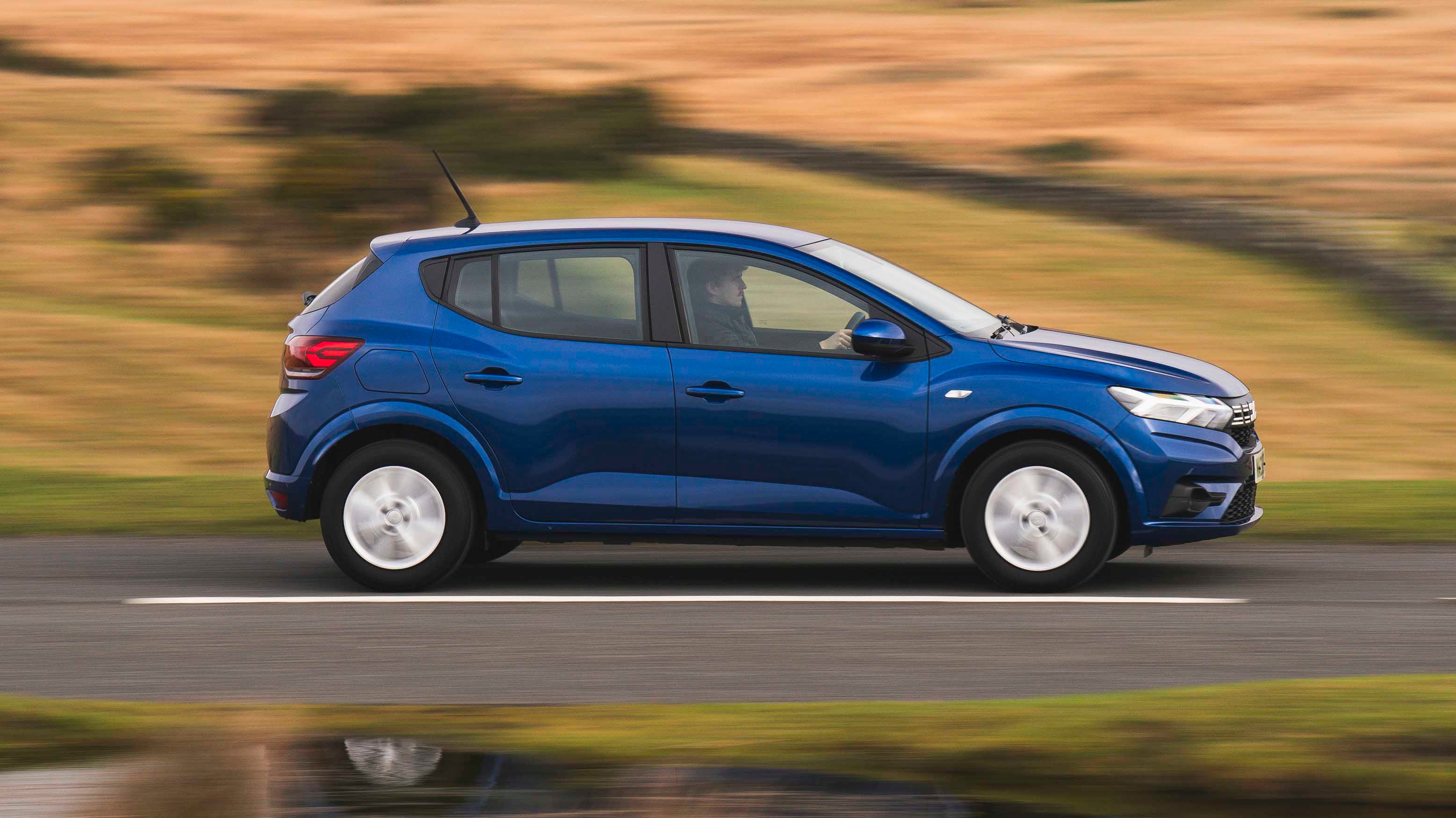 Dacia Sandero driving side view