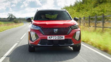 Peugeot 2008 front view driving