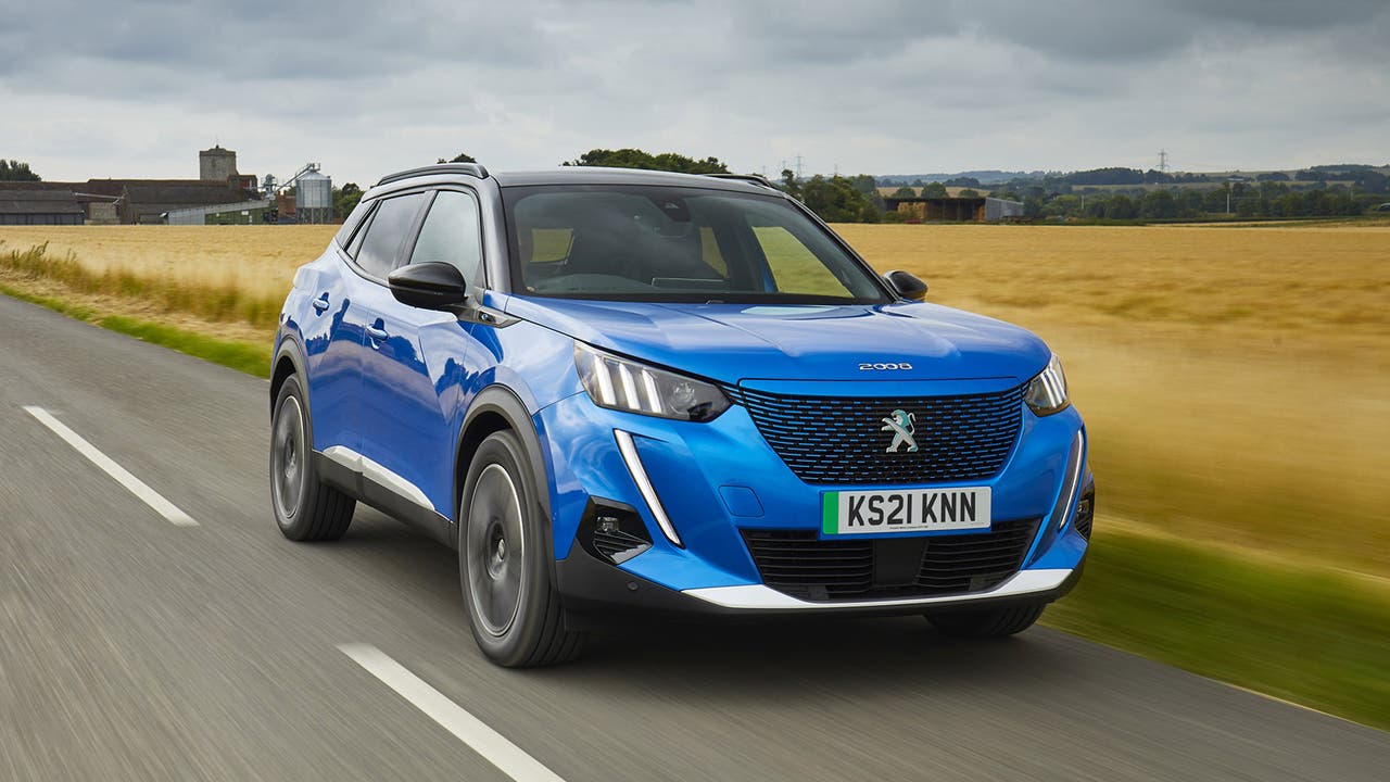 Peugeot 2008 in blue